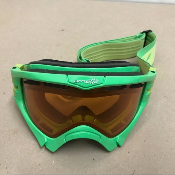 NWOB Arnette Series 3 Green Hard Candy w/ Persimmon Ski Snowboard Goggles main image 4